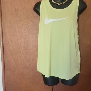 Nike Dri-FIT Neon Yellow Running Shirt